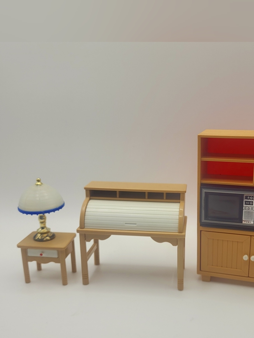 TOMY Smaller Homes Roll Top Desk Dollhouse Furniture Made In Japan Vintage